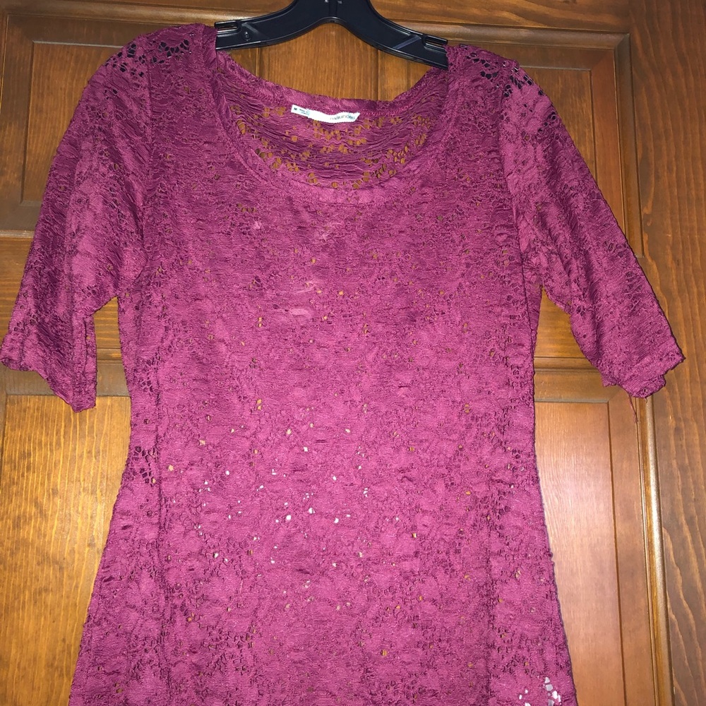 Purple shirt